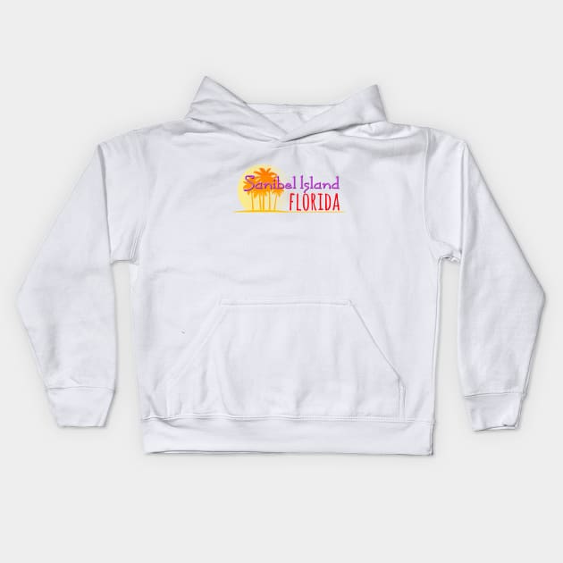 Life's a Beach: Sanibel Island, Florida Kids Hoodie by Naves